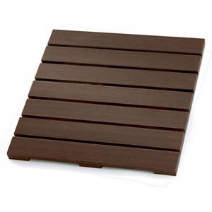 C-Wood Terrastegel composiet 50 x 50 cm donkerbruin FSC (24 mm) massief