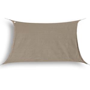 HanSe Schaduwdoek Rechthoek Waterafstotend 2x3 M Zonnedoek Taupe