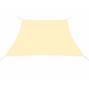 HanSe Schaduwdoek Trapezium Waterdoorlatend 3/4x3 M Creme