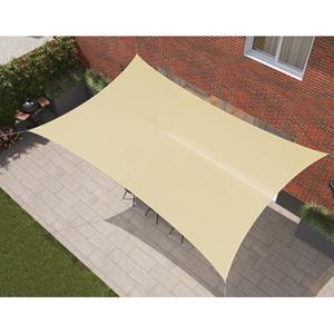 Kopu Schaduwdoek Rechthoek 280 Gram Waterdoorlatend 2x3 M -creme