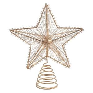 Countryfield Kerstboom Piek Stervorm - Led Verlichting- 25 Cm