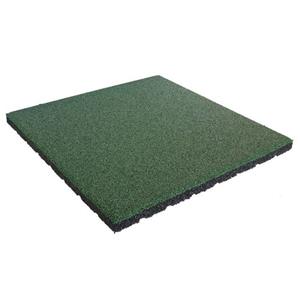 Rubber Tegel 30mm - 50x50 Cm - Groen