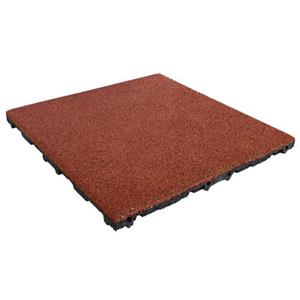 IVOL Rubber Tegel 45mm - 50x50 Cm - Rood