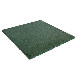 Rubber Tegel 20mm - 50x50 Cm - Groen