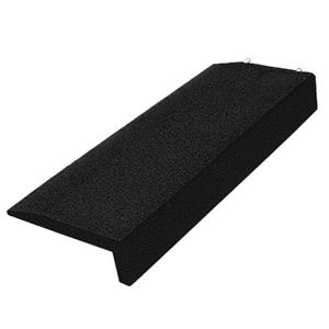 GreenTyre Rubber Rand Opsluitband L-vormig - 100x40x14,5 Cm - Zwart