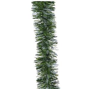 Decoris Kerstslinger - Groen/transparant - 270 X 7,5 Cm - Lametta