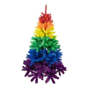 R+W R En W Kunst Kerstboom -regenboog - H170 Cm - Kunststof