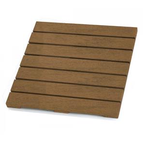 C-Wood Terrastegel composiet 50 x 50 cm bruin gevlamd FSC (24 mm) massief