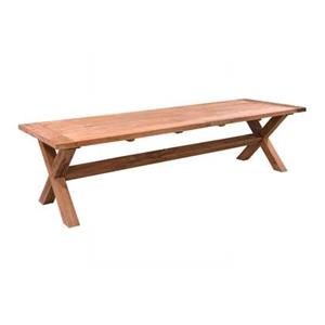 Livingfurn  Tuintafel Table Cross - 100x240x78 - Teakhout