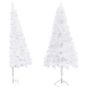 VIDAXL Kunstkerstboom Hoek 240 Cm Pvc Wit