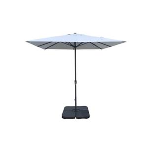 Praxis Easywind Tuinparasol Windbestendig 3x3m Belveo Acryl Lichtgrijs