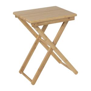 Xenos Klaptafel beibu bamboe - naturel - 42x30x52 cm