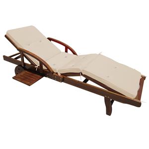 Ligbedkussen - 196x55x5cm - Wit