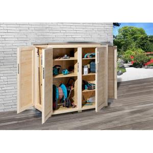 WEKA Tuinkast Garten Q Terras Onbehandeld 170x160cm