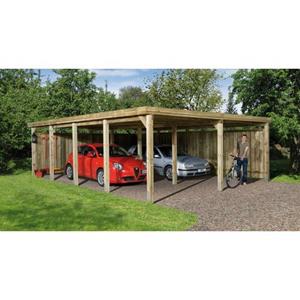 Weka Dubbele carport Maat 3