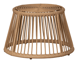 Exotan Outdoor Hocker/Bijzettafel Alatna Wicker, 43cm - Naturel