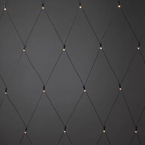 Konstsmide Lichtgordijn Buiten 40 LED Warmwit (b x h) 800 mm x 800 mm Timer, Frosted