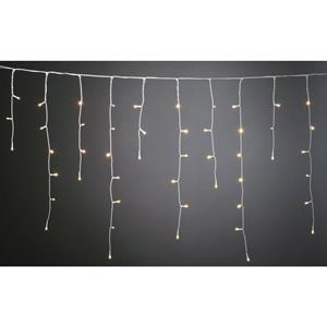 Konstsmide Lichtgordijn Buiten 80 LED Warmwit (b x h) 300 cm x 87.5 cm Timer, Frosted