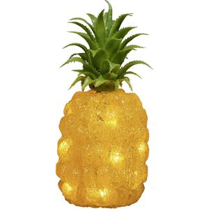 Konstsmide 6277-103 Acryl figuur Ananas Warmwit LED Oranje, Groen