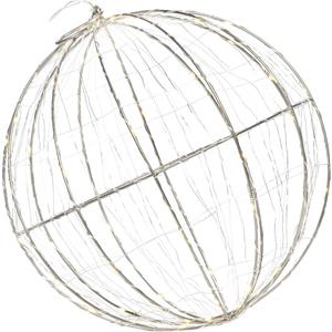 Konstsmide 1794-333 LED-Fensterbild Ball Warmweiß LED Silber EEK: G (A - G)