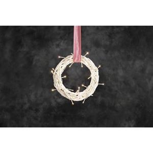 Konstsmide 6218-200 Deurkrans met verlichting Krans Warmwit LED Wit