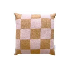 Maison Deux Sierkussen Checkerboard Terra|Pink - 50 x 50 cm