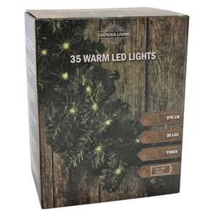 Svenska Living Kerstslinger Groen - 270 Cm - Met Verlichting