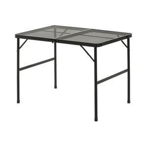 Travellife Greccio inklapbare kampeertafel mesh black - 90 x 60 x 66,5 cm