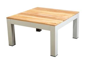 Yoi Salontafel Midori Teak-Salix Frame 75 x75 cm