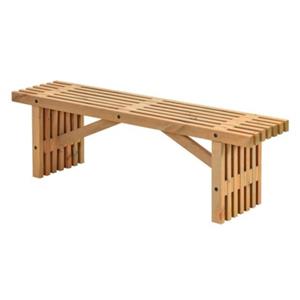 Plus Danmark Tuinbank Rustik | Dennenhout grijs gebeitst | 138 x 36 x 43 cm