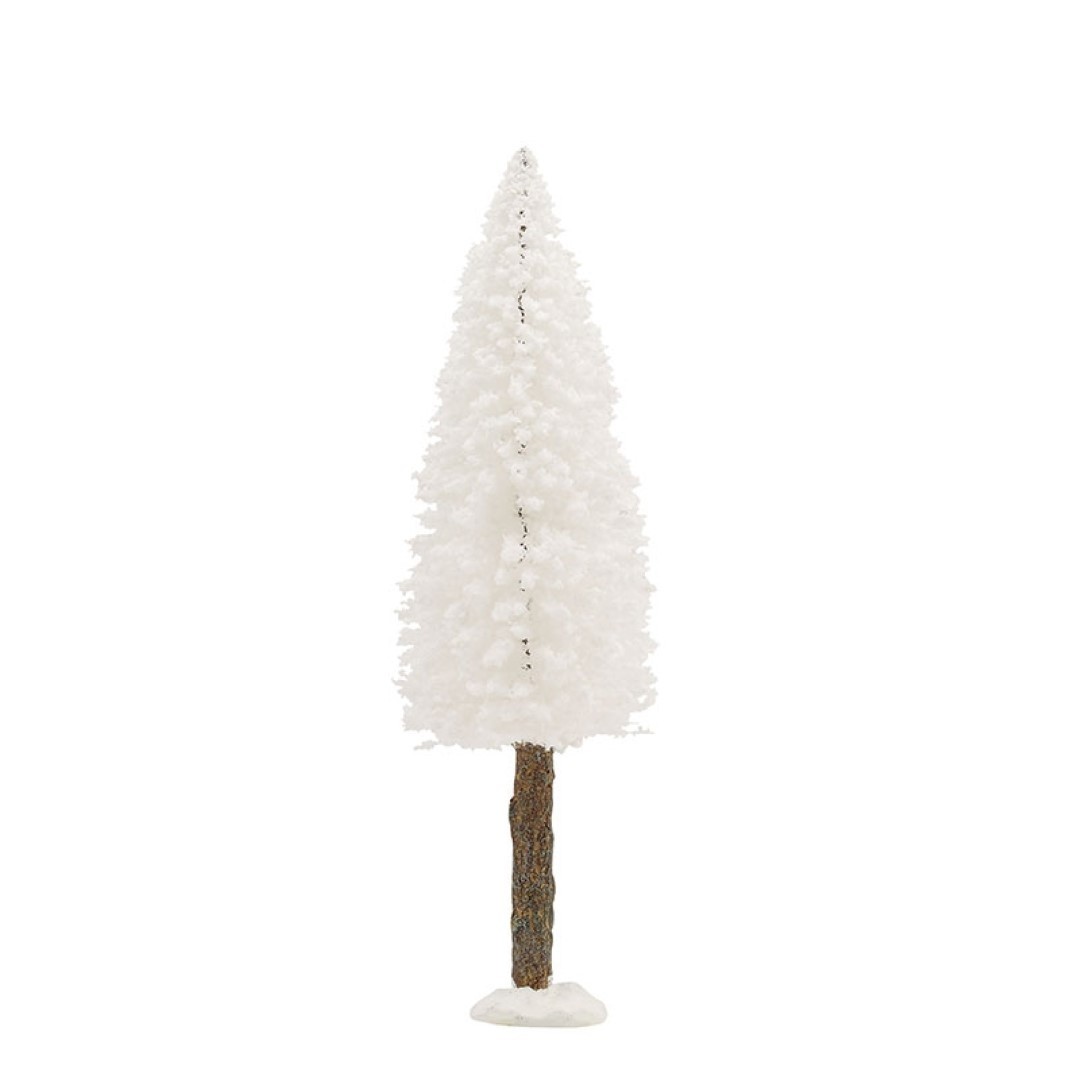 Luville Bristle Tree on log White 20 cm - 