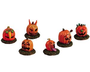 LEMAX Pumpkin people set of 6 - 