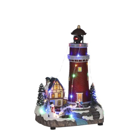 Luville Lighthouse battery operated - l19,5xw14xh29,5cm - 