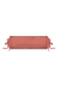 Pip Studio Raya Roll Cushion Red 22x70 cm