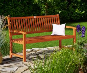 Deuba Tuinbank Bruin Eucalyptus Hout FSC-gecertificeerd 152x55x90cm