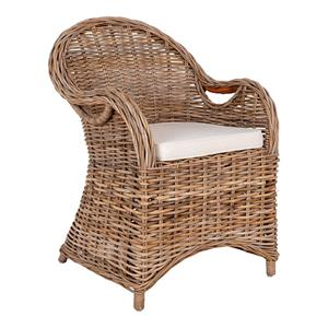 House Nordic Set van 2 tuinstoelen Larisa rotan | 