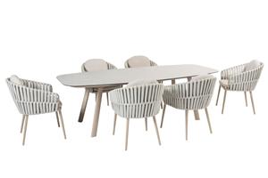 Taste by 4 Seasons Diningset Manolo Eva 7-delig HPL 240 x 103 cm