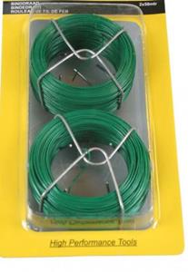 Decoflorall Twist tie 2 stuks groen 2 x 50 m Binddraad set van 2 Tuin 