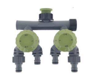Decoflorall Waterkraanadapter waterverdeler 5-voudig 1/2 '' en 3/4 direct op slang of kraan