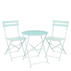 Mica Decorations Laurence Bistro Set - Set of 3 - Metaal - Lichtgroen