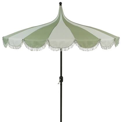 In The Mood Collection Rissy Parasol - H238 x Ã220 cm - Lichtgroen