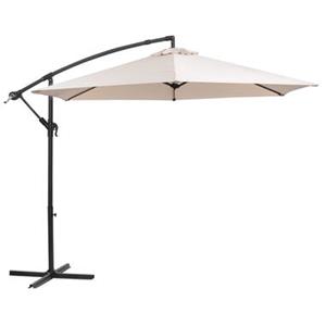 Le Sud Zweefparasol Brava taupe Ø300 cm