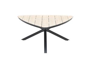 Garden Impressions Tafel Edison Triangle Light Teak Vironwood-Carbon Black