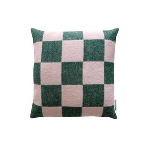 Maison Deux Sierkussen Checkerboard Green|Pink - 50 x 50 cm