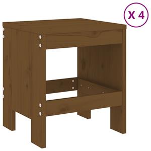 vidaXL 5-delige Tuinset massief grenenhout honingbruin