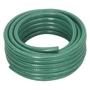 vidaXL Tuinslang met koppelingsset 0,6'' 10 m PVC groen