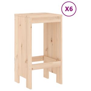 vidaXL 7-delige Barset massief grenenhout
