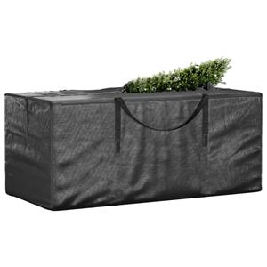 vidaXL Opbergtassen voor kerstboom 2 st polyetheen zwart