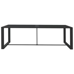 vidaXL Tuintafel 120x60x66 cm aluminium antracietkleurig