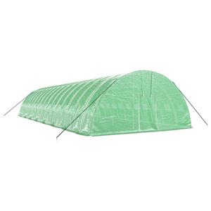 vidaXL Tuinkas met stalen frame 96 m² 16x6x2,85 m groen